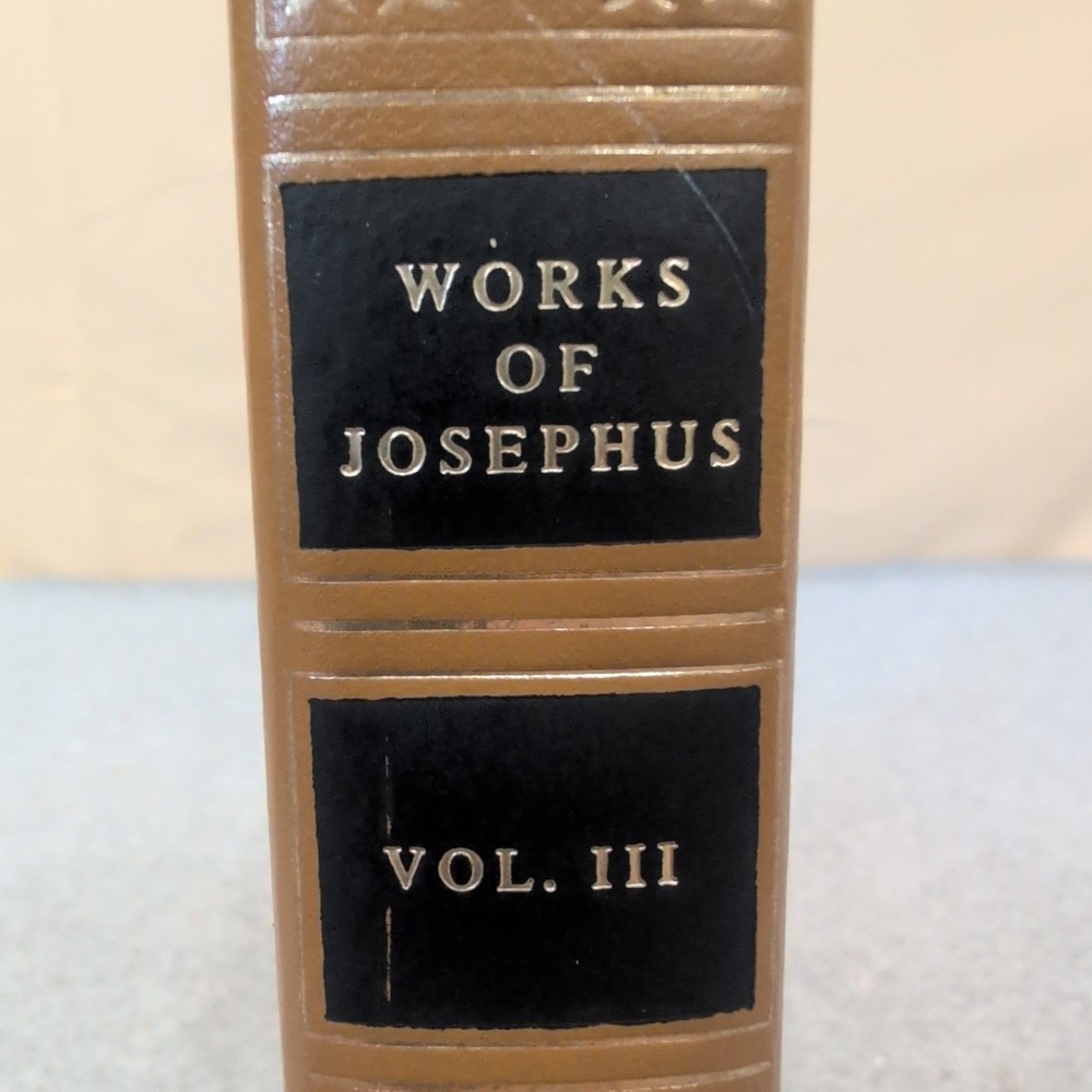 The Works of Flavius Josephus Vol III Antiquities of the Jews Books IX-XVII VG+